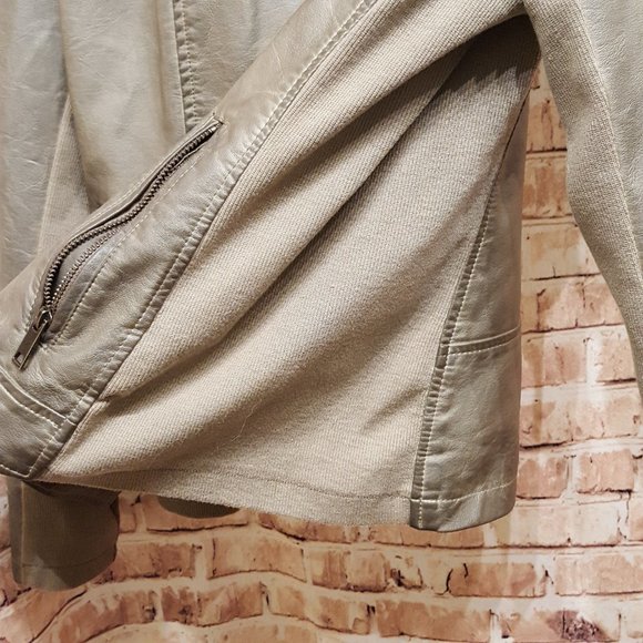 Sebby Soft Faux Leather Jacket Large - Picture 2 of 11